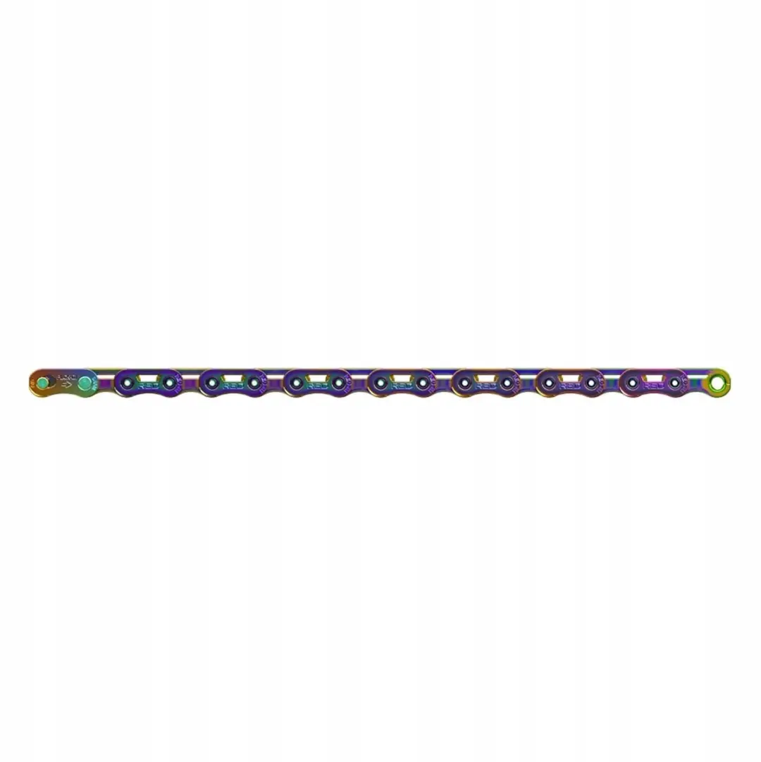 Sram Red E1 Flattop Ketting 114 schakels Rainbow 12/13s