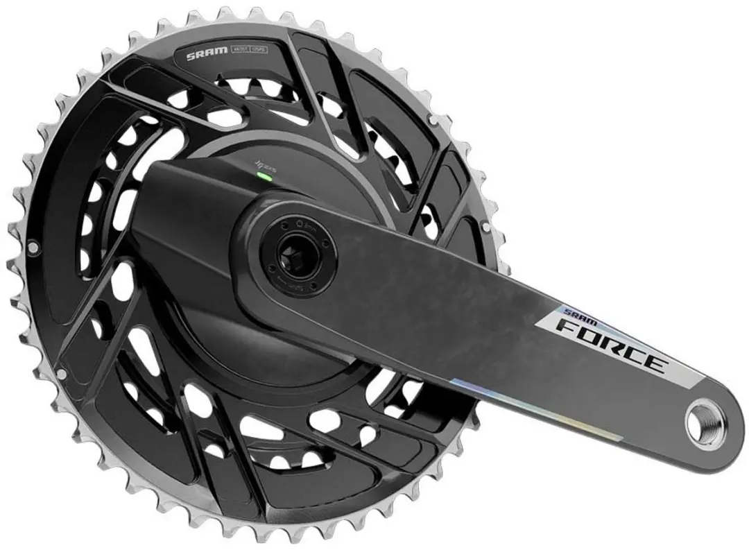 Sram Force Axs E1 Dub Threaded Crankstel Met Vermogensmeter Zilver 172.5 mm / 48/35t
