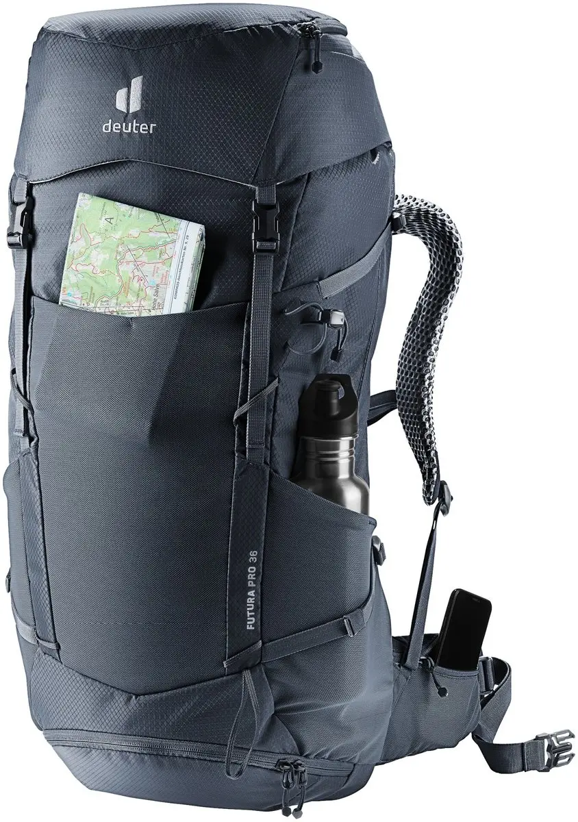Deuter Futura Pro 36 Wandelrugzak - 69cm - Zwart - afbeelding 6 van 6