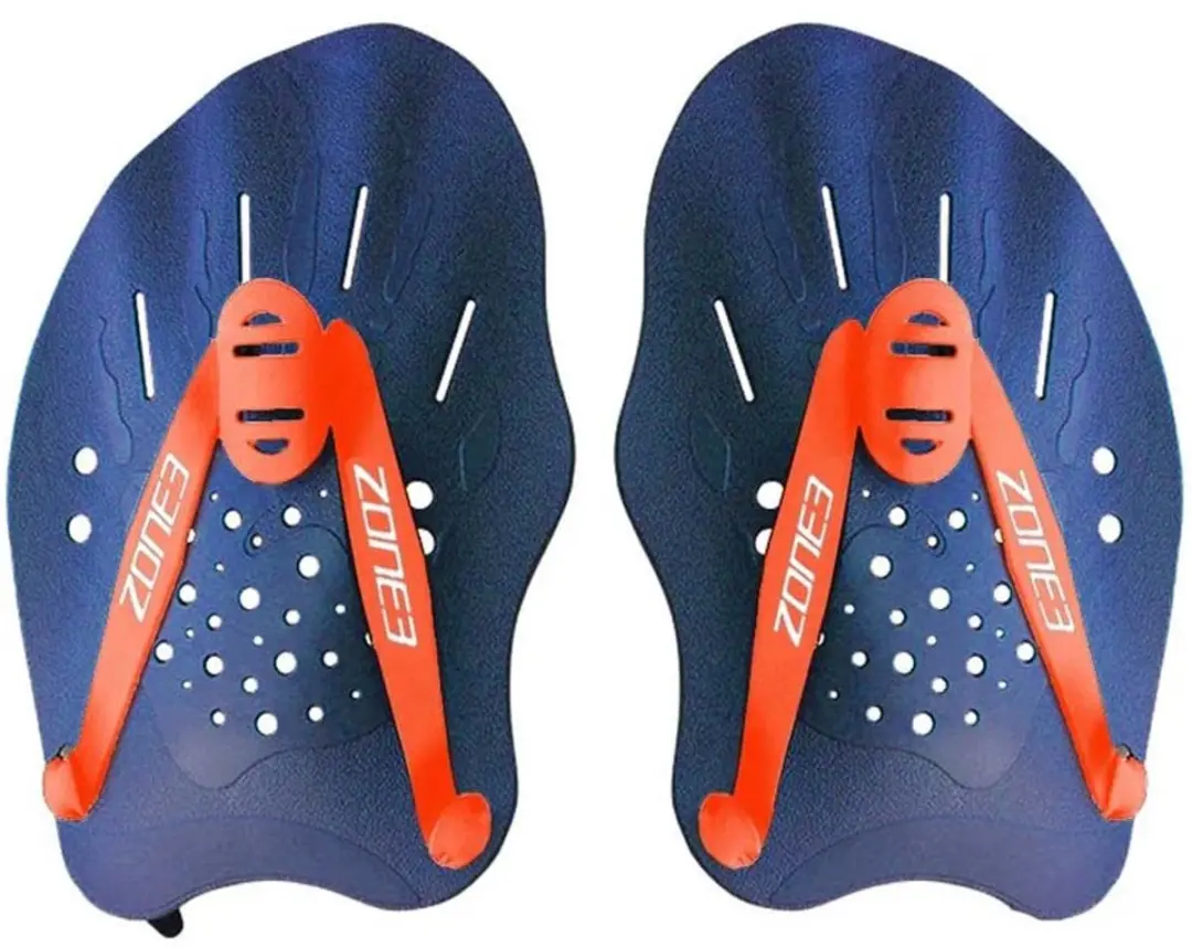 2025 Zone3 Ergo Zwemtraining Handpeddels - Blue / Oranje