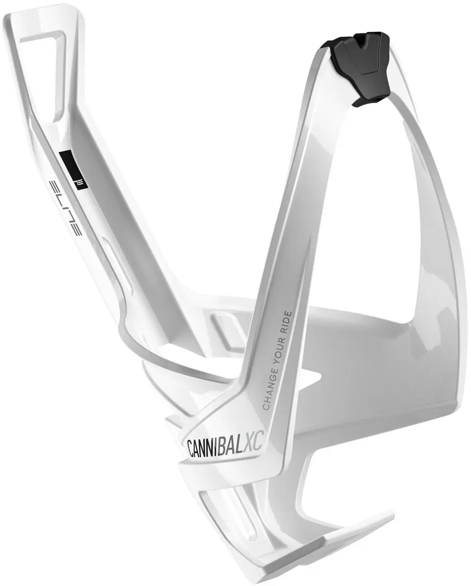 Elite Cannibal Xc Bidonhouder - Gloss White/Black