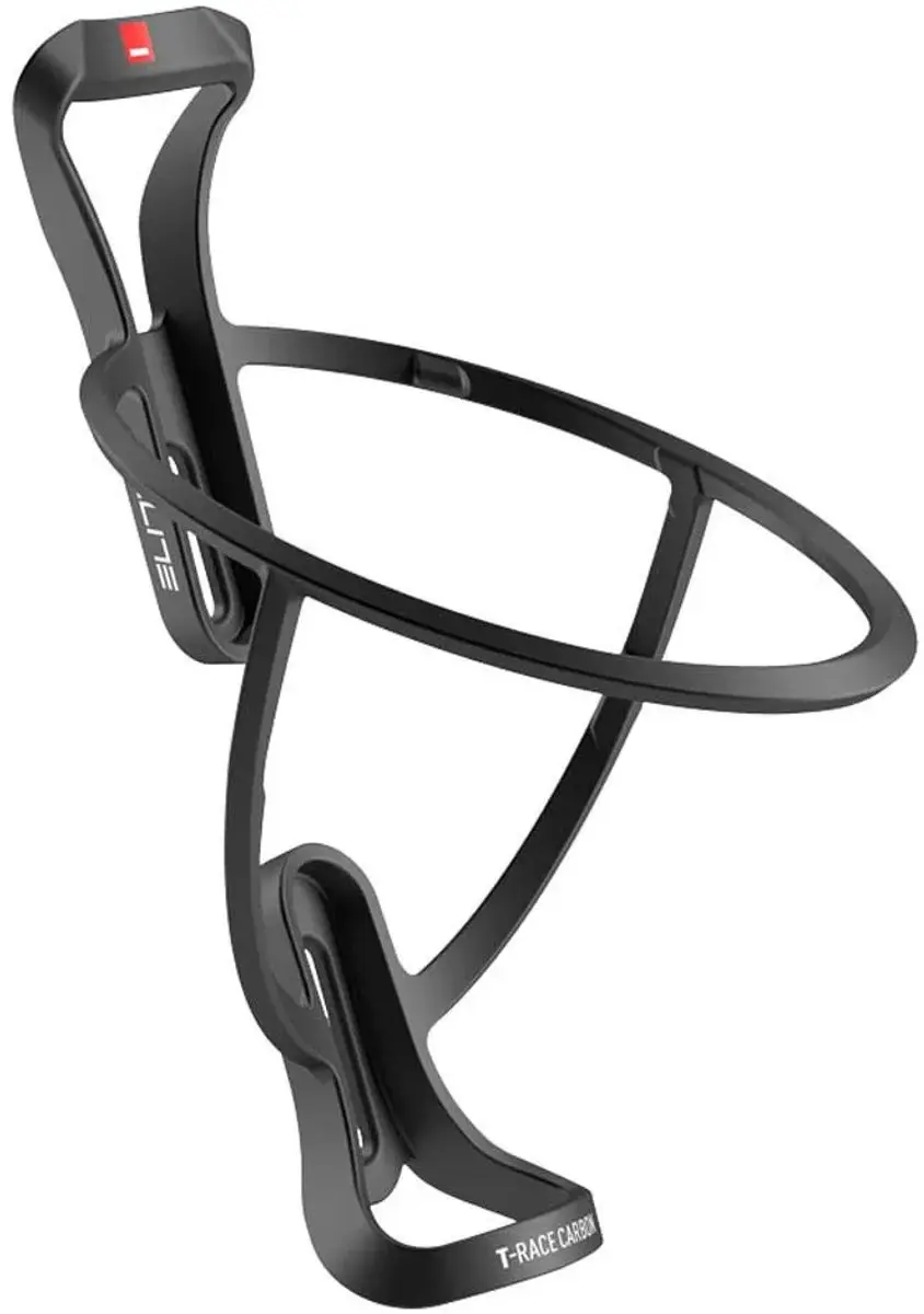 Elite Carbon T-race Bidonhouder - Zwart