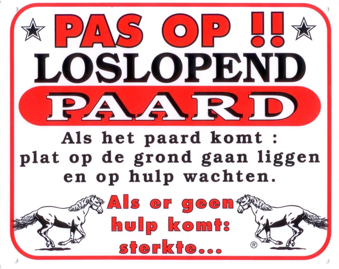 Epplejeck Bord Loslopend Paard