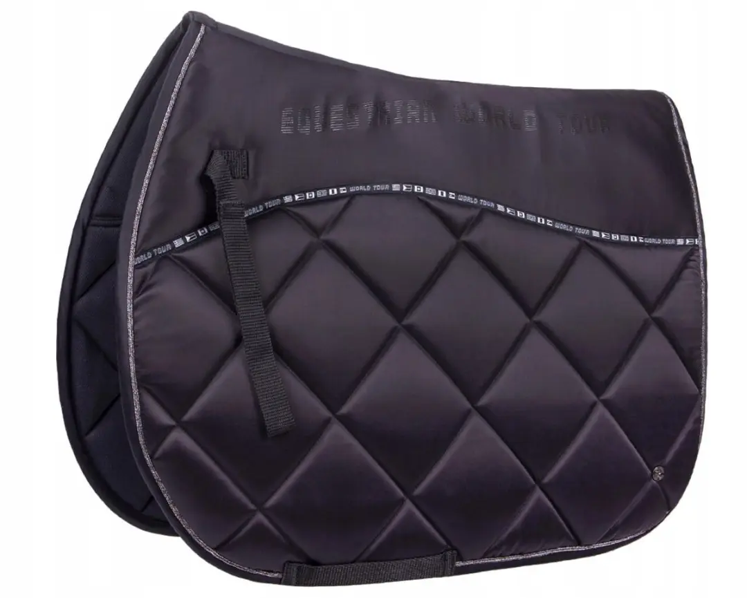 QHP World Tour Zadeldek Allround Zwart Vol