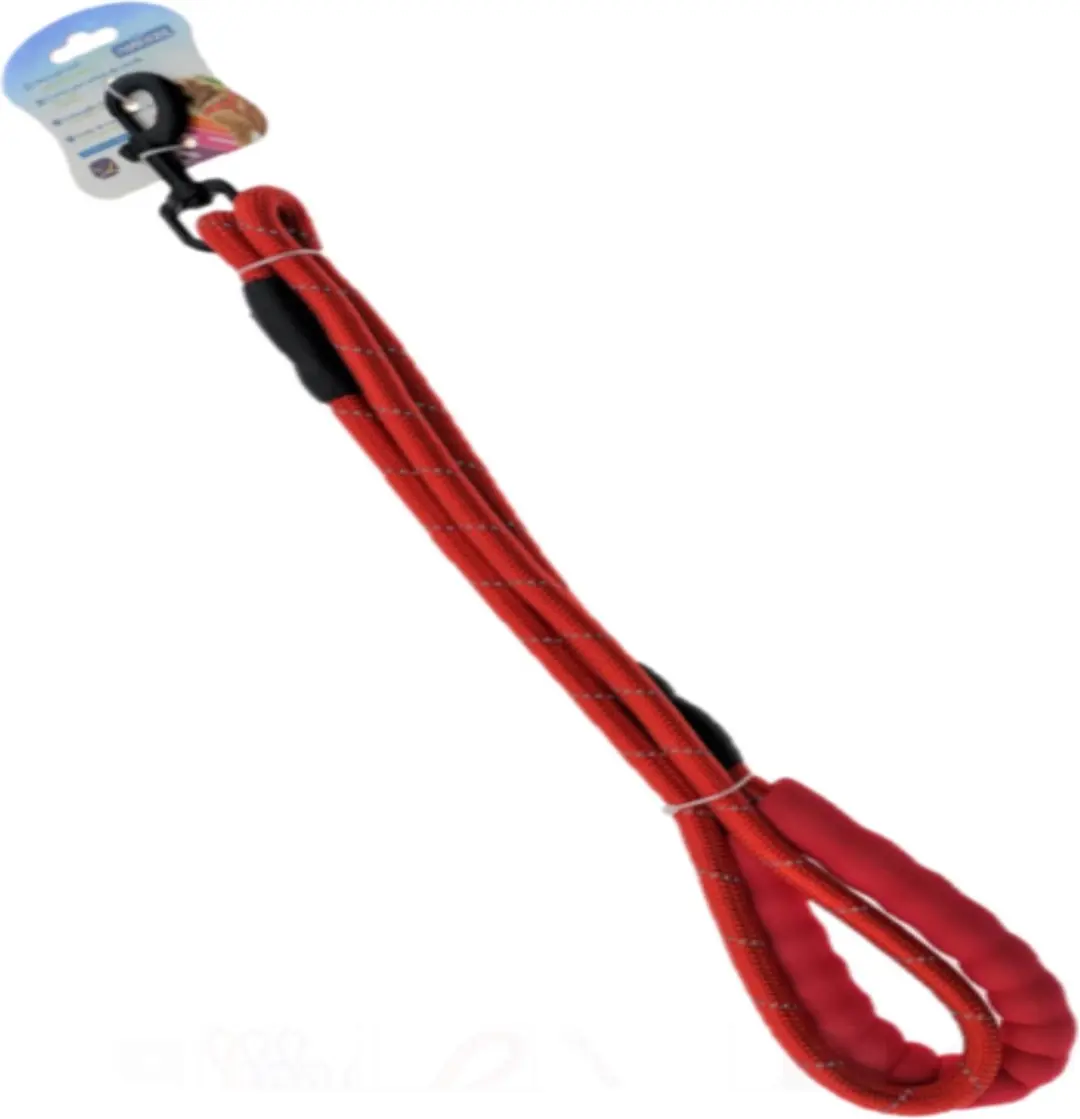Nobleza Reflecterende Hondenriem 150cm - Rood