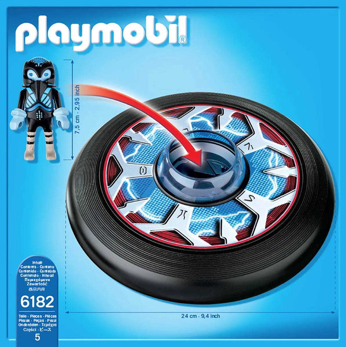 Playmobil Vliegende Schotel met Alien 6182 - Multicolor - afbeelding 3 van 6