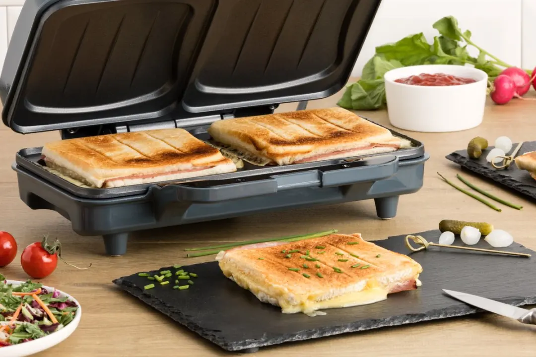 FriFri Croque-Monsieur DUO 'DWICH XXL FRI1602009GRP - 900W - 4 Sandwiches