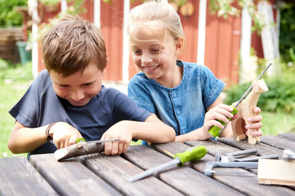 Haba Terra Kids Houtraspenset 3-delig - Groen