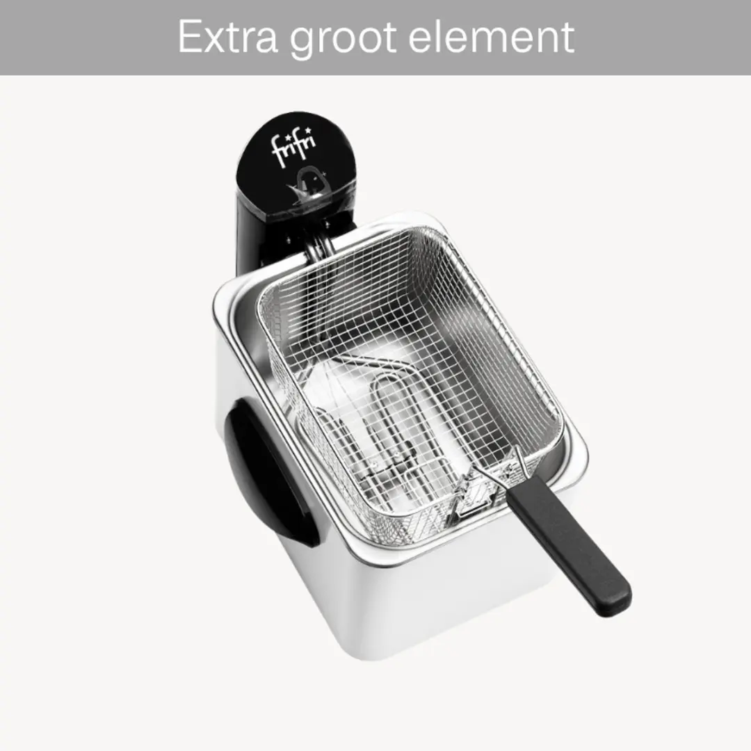 FriFri Expert F1905B Frituurpan 3,5L - 3200W - Wit