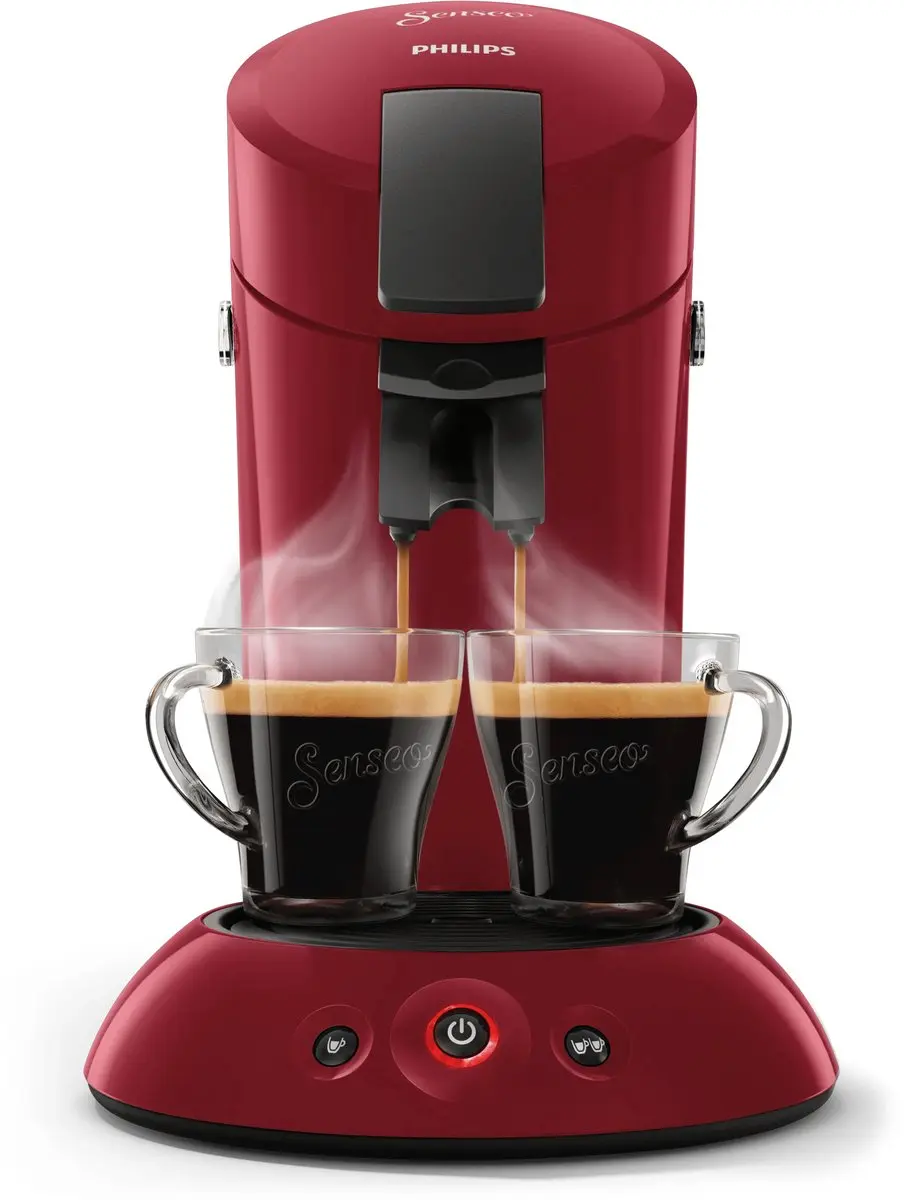 Senseo Original HD6553/81 Halfautomatische Koffiecupmachine - Rood