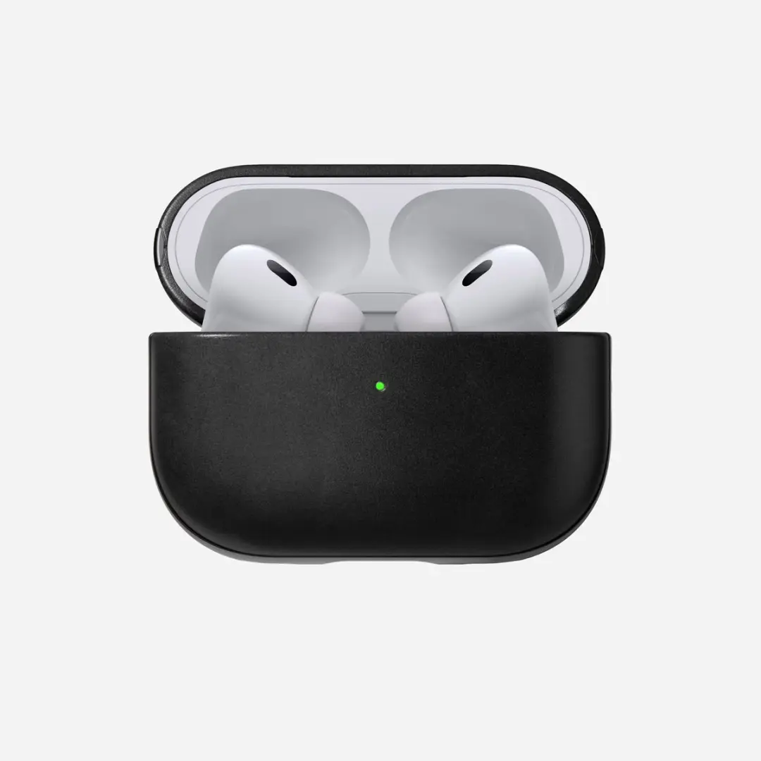 NOMAD AirPods Pro 2 Lederen Hoes 104144114040 - Zwart - afbeelding 6 van 6