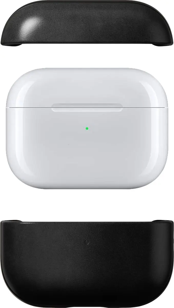 NOMAD AirPods Pro 2 Lederen Hoes 104144114040 - Zwart - afbeelding 5 van 6