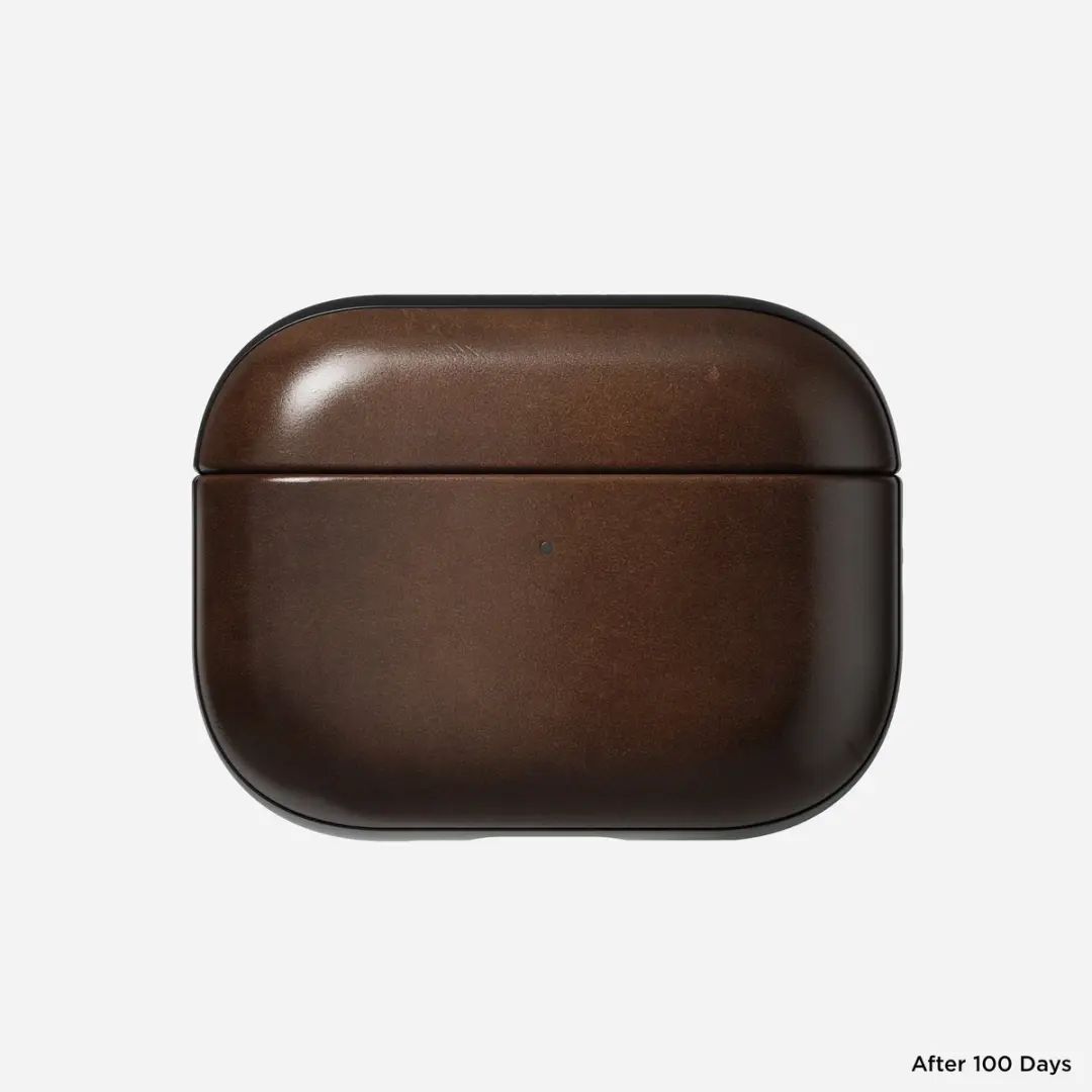NOMAD Modern Lederen Hoesje AirPods Pro 3 104136118E8E - Bruin - afbeelding 2 van 6