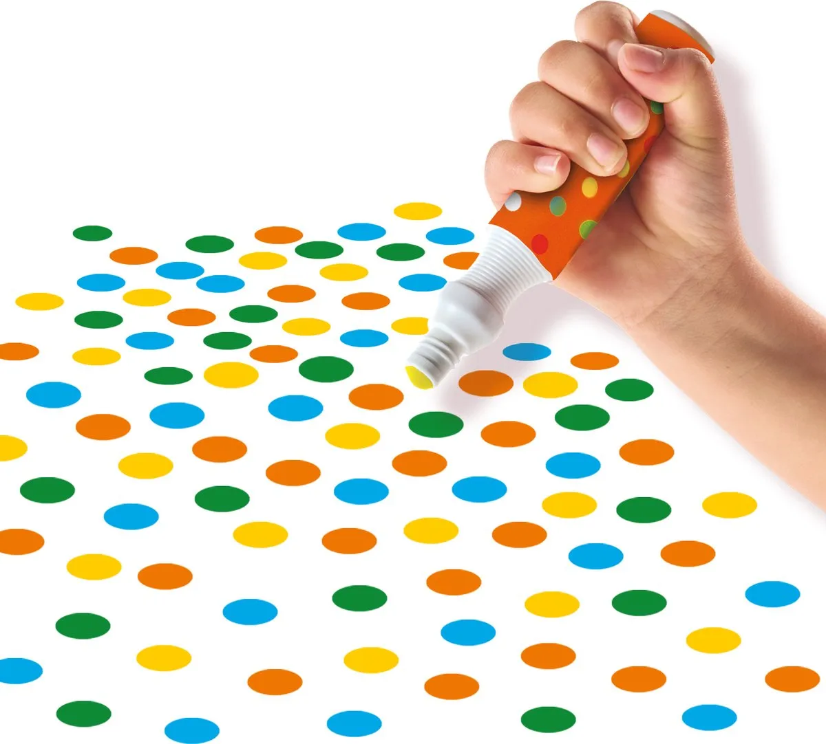 SES Creative Dot Markers 4 Stuks - XXL - Meerkleurig