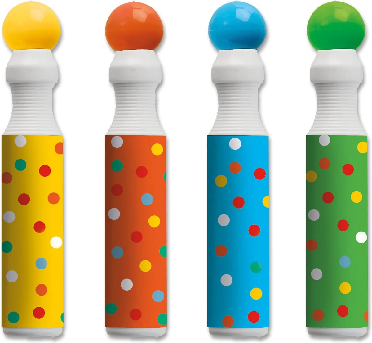 SES Creative Dot Markers 4 Stuks - XXL - Meerkleurig