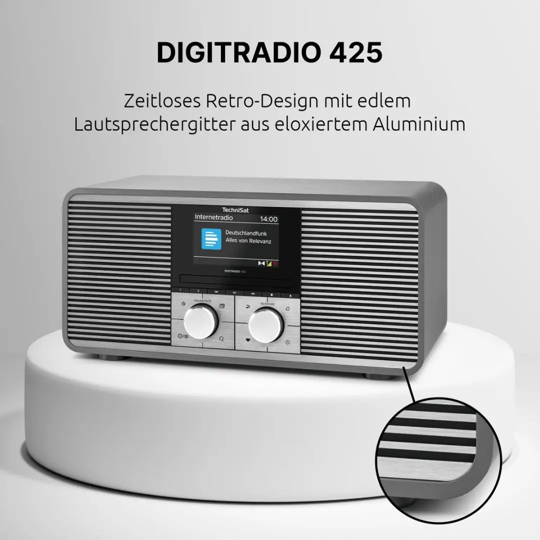 TechniSat DIGITRADIO 425 0000/2960 DAB+ Radio - 40W - afbeelding 3 van 6