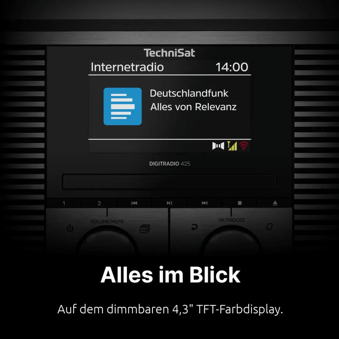 TechniSat DIGITRADIO 425 0000/2960 DAB+ Radio - 40W - afbeelding 2 van 6