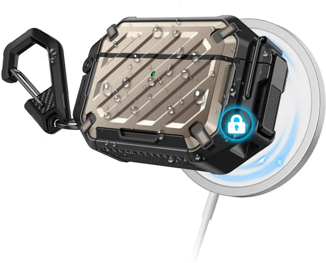 Supcase Hoesje AirPods Pro 3 - IP68 Waterdicht Goud