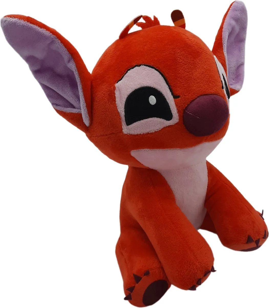 Disney Lilo & Stitch Leroy Knuffel - 25 cm - Rood - afbeelding 6 van 6