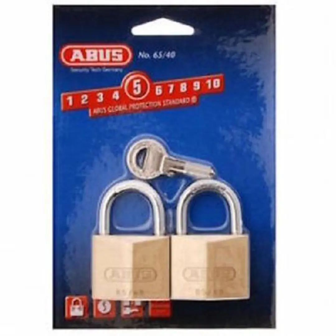 ABUS 65/40 C Hangslot - 2 Stuks - Goud - afbeelding 3 van 4