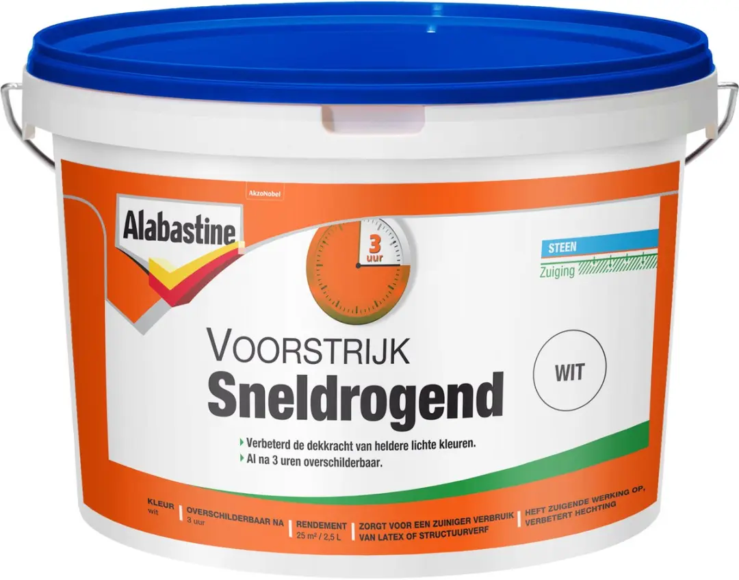 Alabastine Voorstrijk Sneldrogend 2,5L