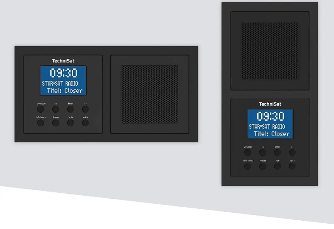 Technisat DIGITRADIO UP 1 Inbouwradio DAB+ - 2W - Zwart - afbeelding 3 van 6