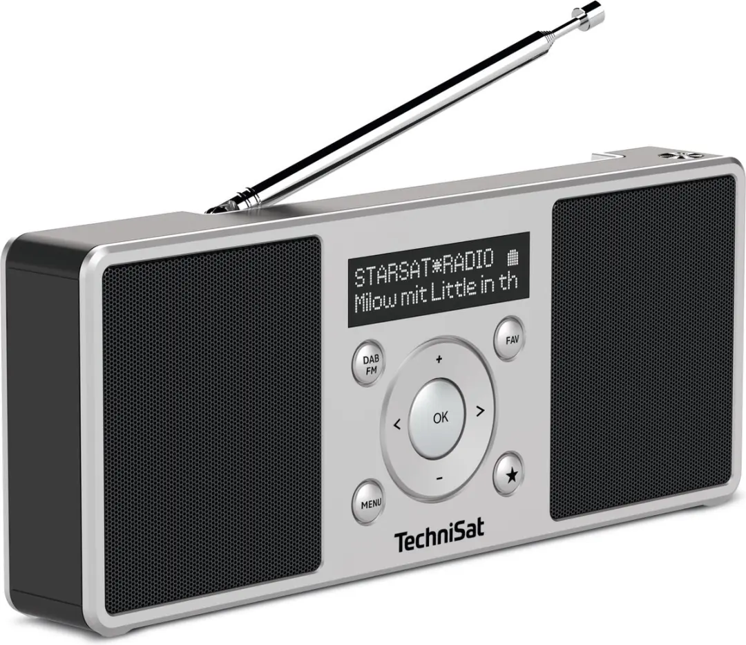 Technisat DIGITRADIO 1 S DAB+ radio - Zwart, Zilver - afbeelding 2 van 5