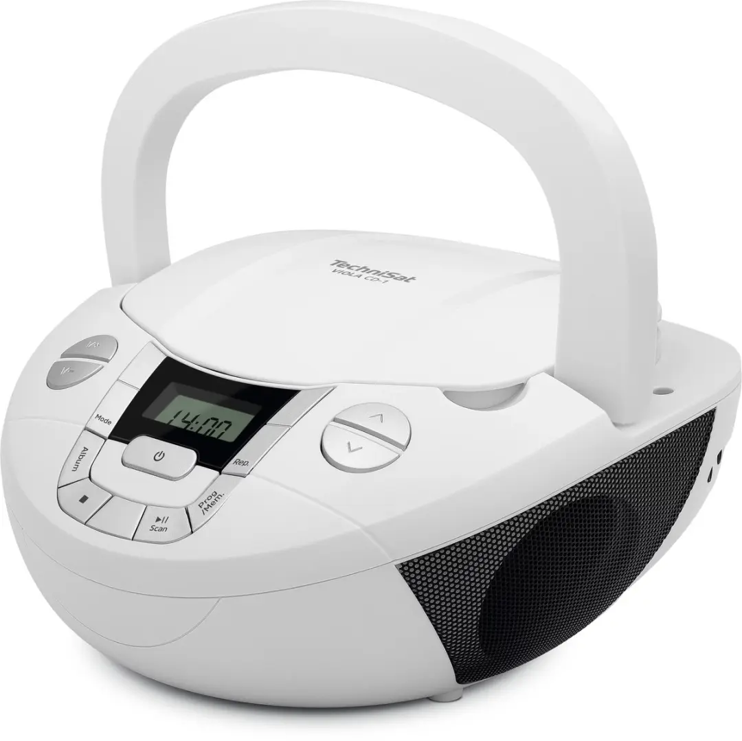 TechniSat VIOLA CD-1 Draagbare CD-speler - Wit - afbeelding 3 van 6