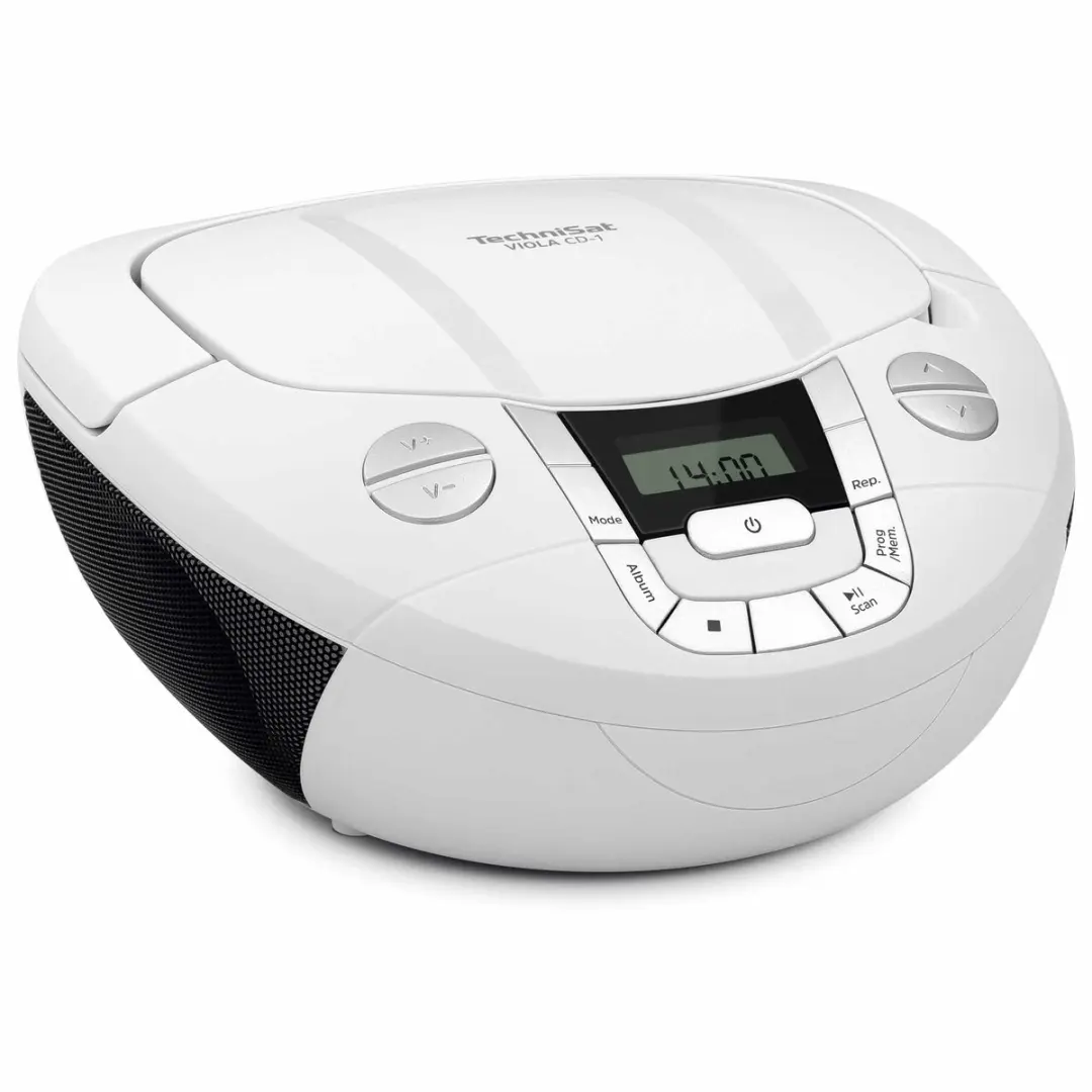 TechniSat VIOLA CD-1 Draagbare CD-speler - Wit - afbeelding 5 van 6