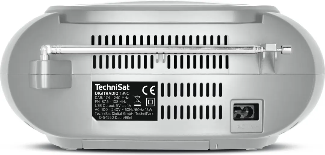 Technisat Digitradio 1990 Silver - 3W - afbeelding 3 van 6