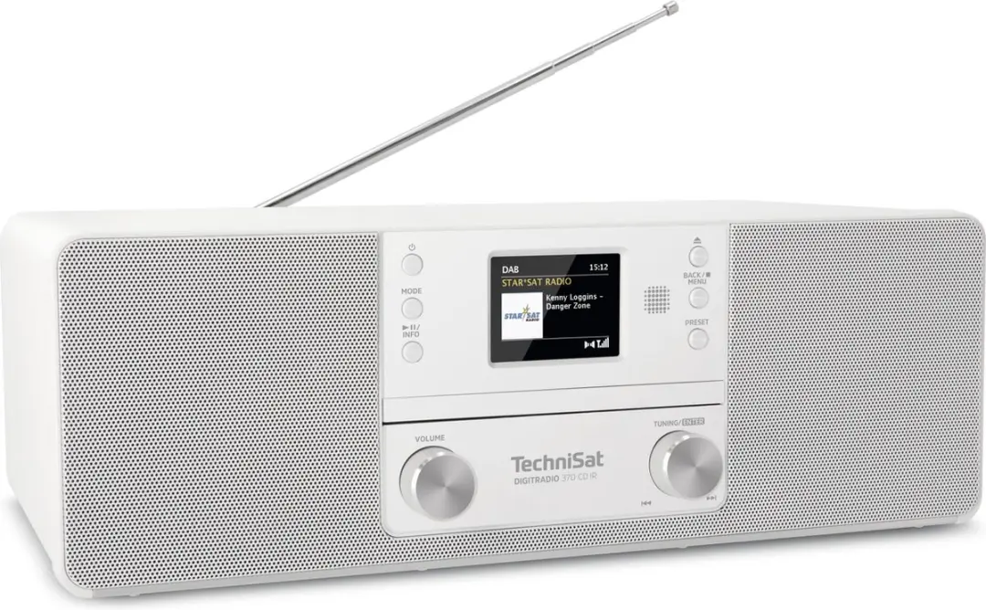 Technisat Digitradio 370 CD IR - DAB+/FM/Internetradio - Wit - afbeelding 6 van 6