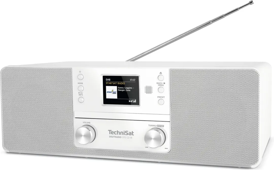 Technisat Digitradio 370 CD IR - DAB+/FM/Internetradio - Wit - afbeelding 2 van 6