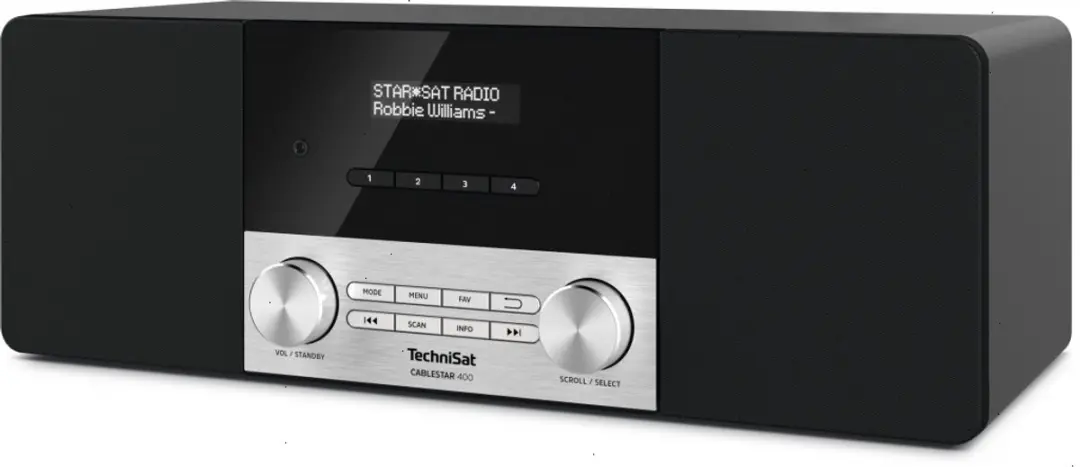 Technisat CABLESTAR 100 Klok Digitaal - Zwart - afbeelding 2 van 6