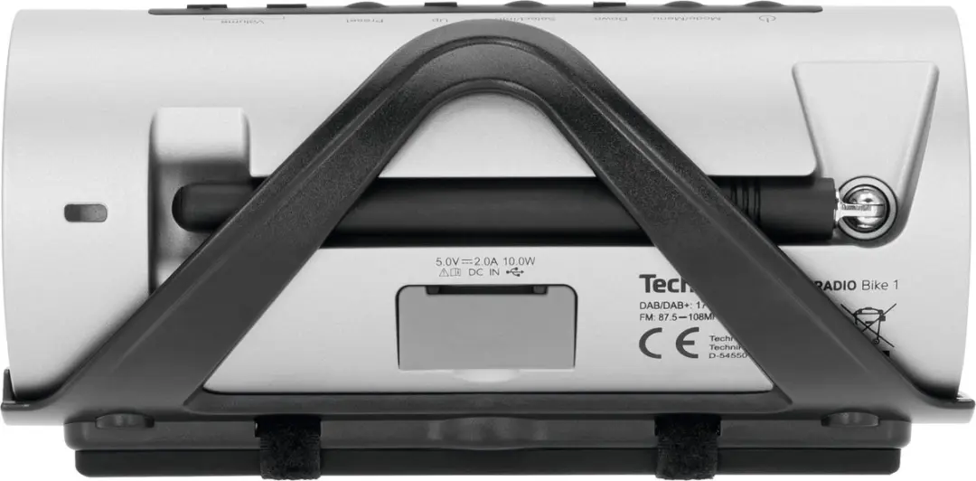 Technisat Digitradio Bike 1 0000/3926 Fietsradio - DAB+/FM - 5W - Zwart/Zilver - afbeelding 4 van 6