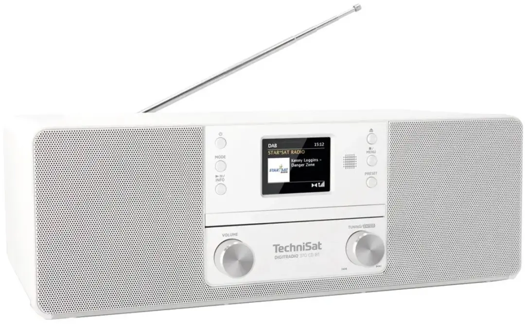 Technisat DigitRadio 370 CD BT - Wit - afbeelding 2 van 6