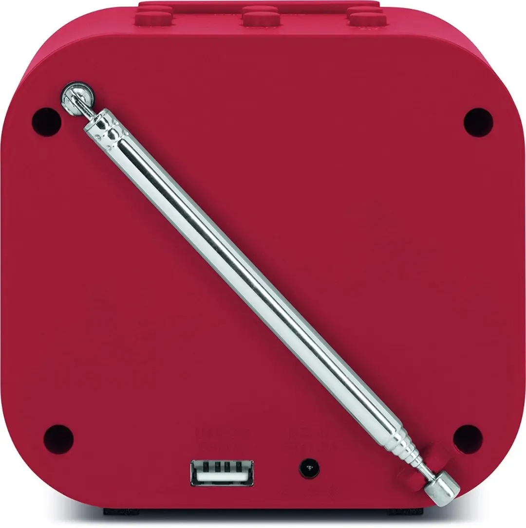 Technisat Techniradio 40 DAB+ Wekkerradio - Rood - afbeelding 5 van 6