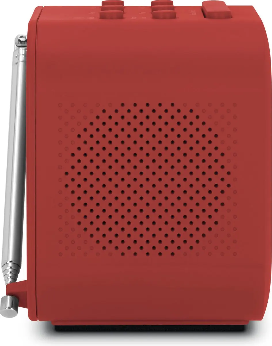 Technisat Techniradio 40 DAB+ Wekkerradio - Rood - afbeelding 2 van 6