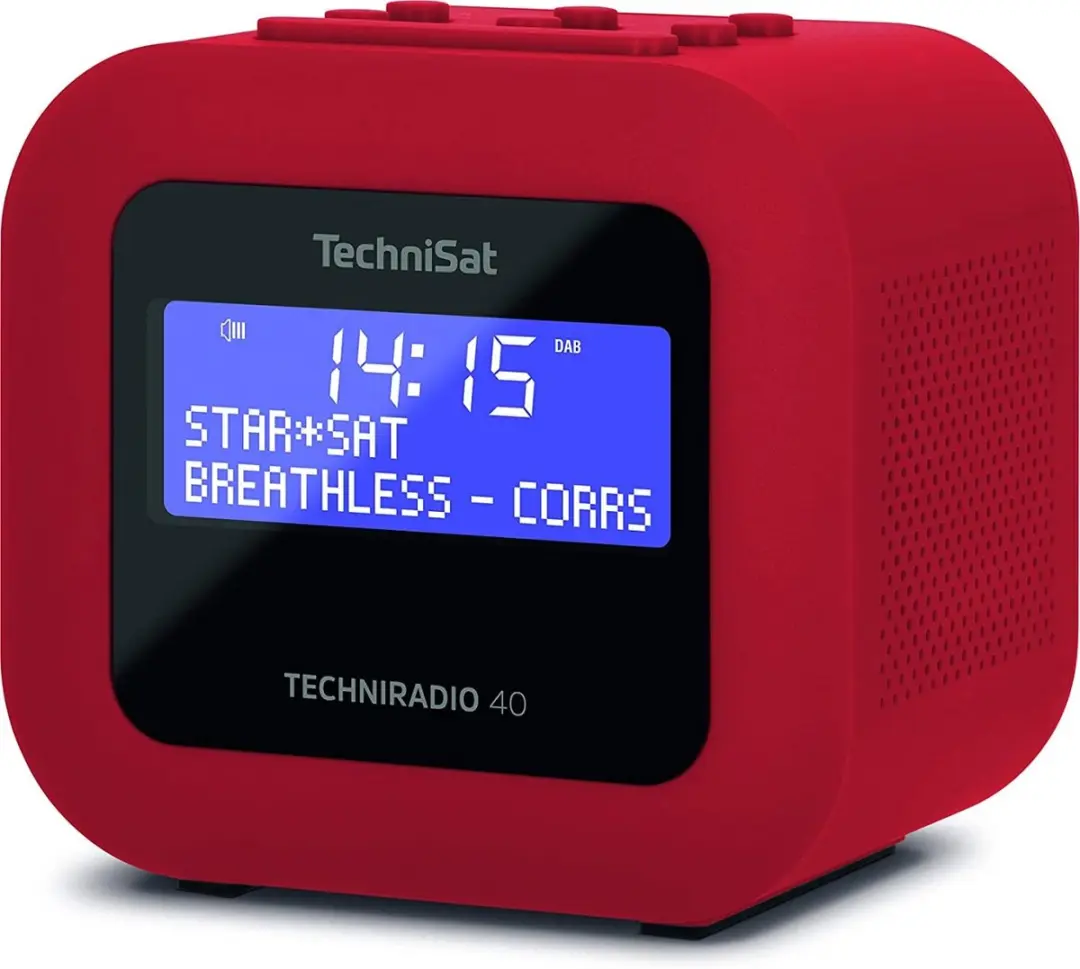 Technisat Techniradio 40 DAB+ Wekkerradio - Rood - afbeelding 3 van 6