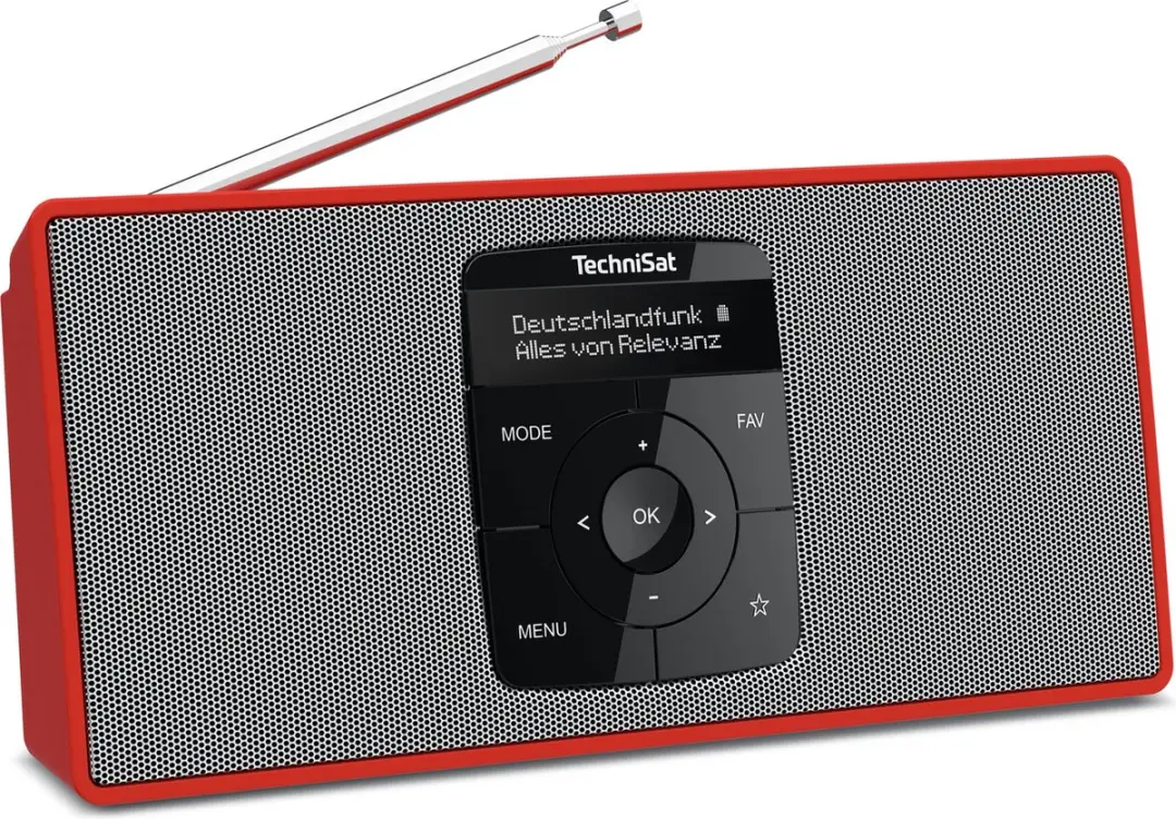 Technisat Digitradio 2S 0003/3911 - Rood - afbeelding 2 van 5