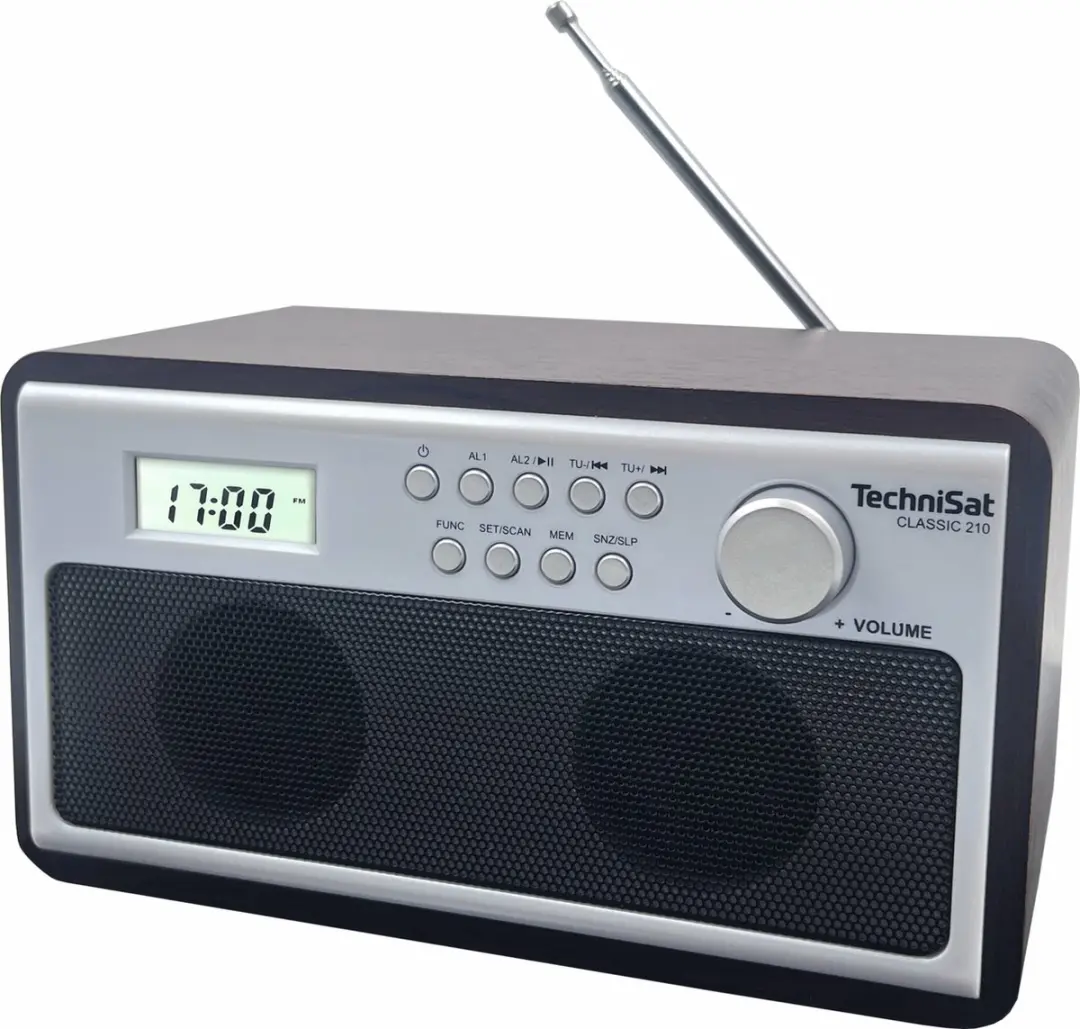 Technisat Classic 210 FM-radio - Bluetooth - 5W - Hout - afbeelding 2 van 4