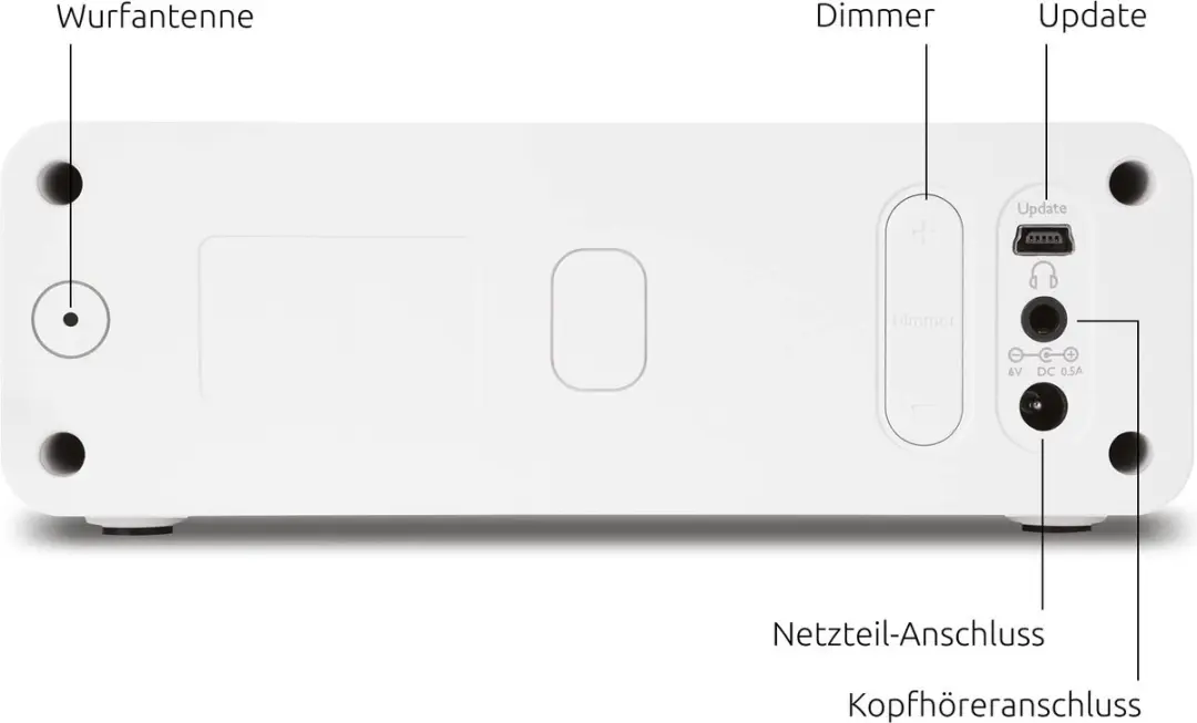 Technisat DIGIRADIO 51 DAB+ Wekkerradio - Wit - afbeelding 3 van 6
