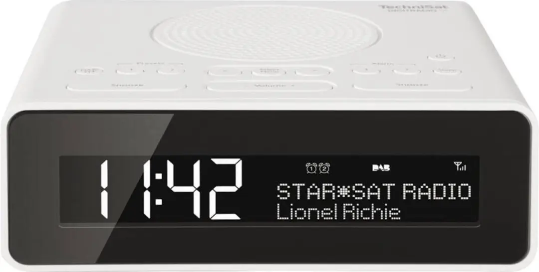 Technisat DIGIRADIO 51 DAB+ Wekkerradio - Wit - afbeelding 2 van 6