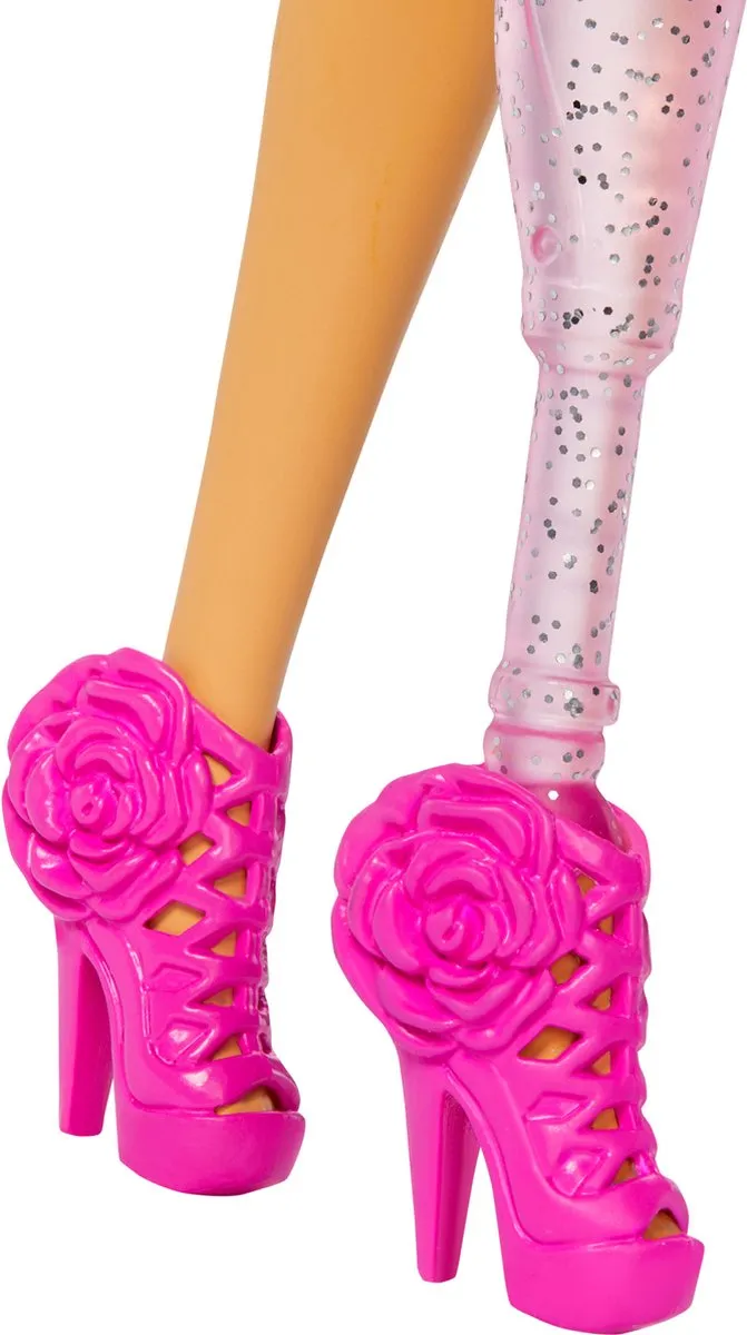 Barbie Deluxe Stijl Roze Set met Beenprothese - MPN 0194735255986