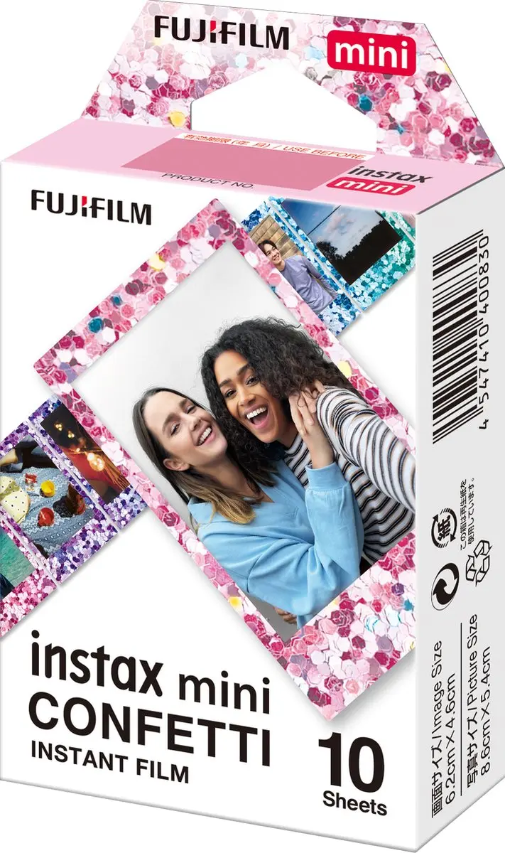 FUJIFILM instax Mini Film Confetti - 10 Stuks - afbeelding 2 van 6