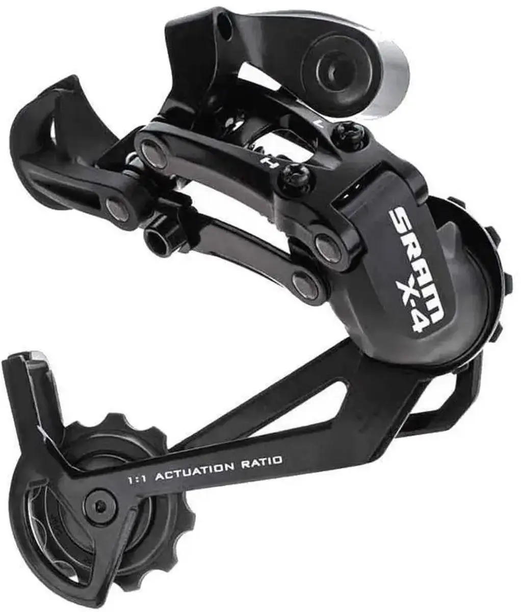 SRAM X-4 Lange Slag Achterderailleur 8-speed - Zwart - afbeelding 5 van 6