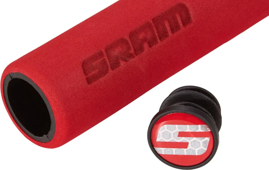 SRAM Locking Foam Handvatten 129mm - Rood-Zwart - afbeelding 2 van 3