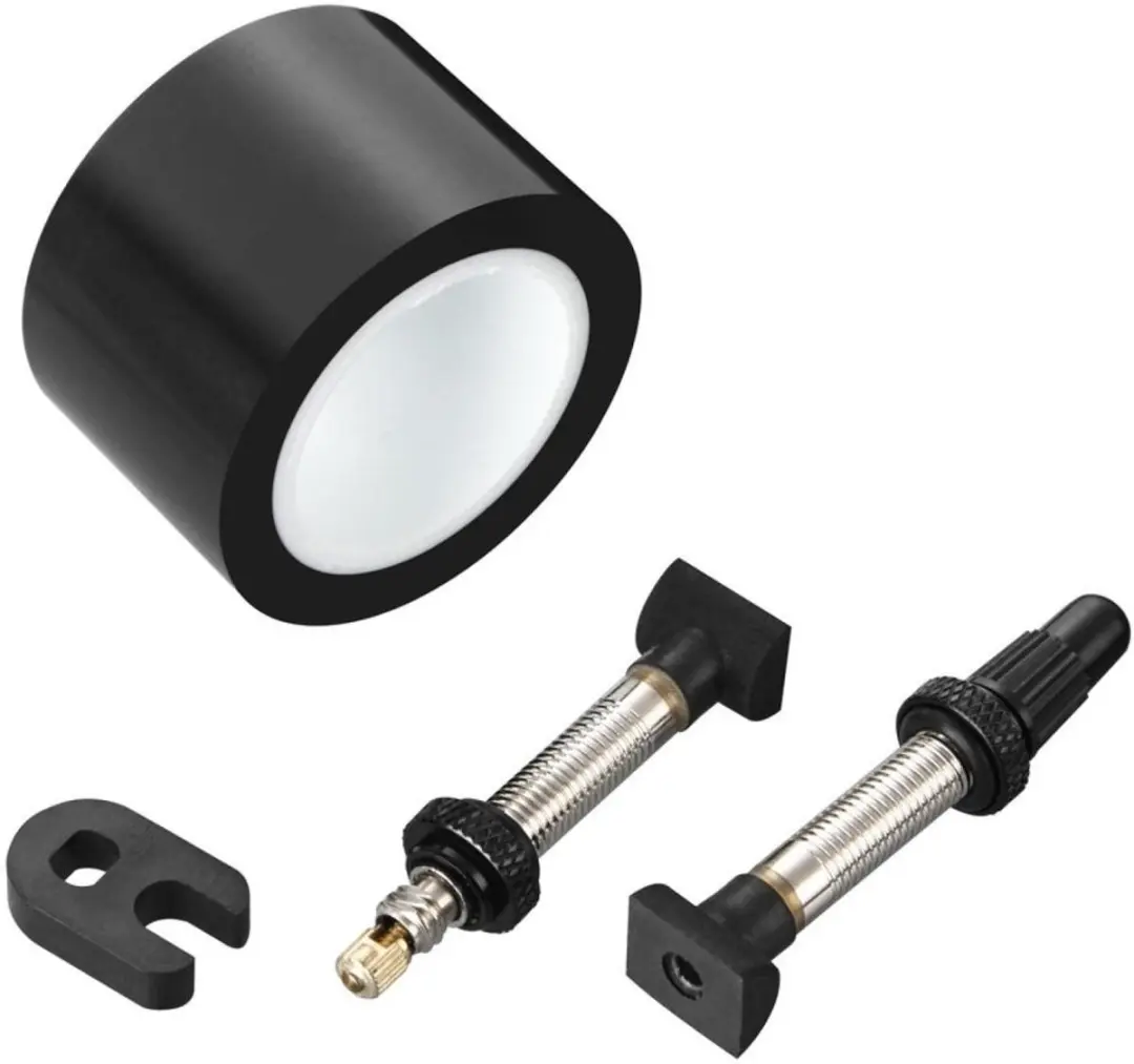 Sram Tubeless Kit 26 Mm/2 Universal Valves/1 Valve Core Velglint Zwart,Zilver