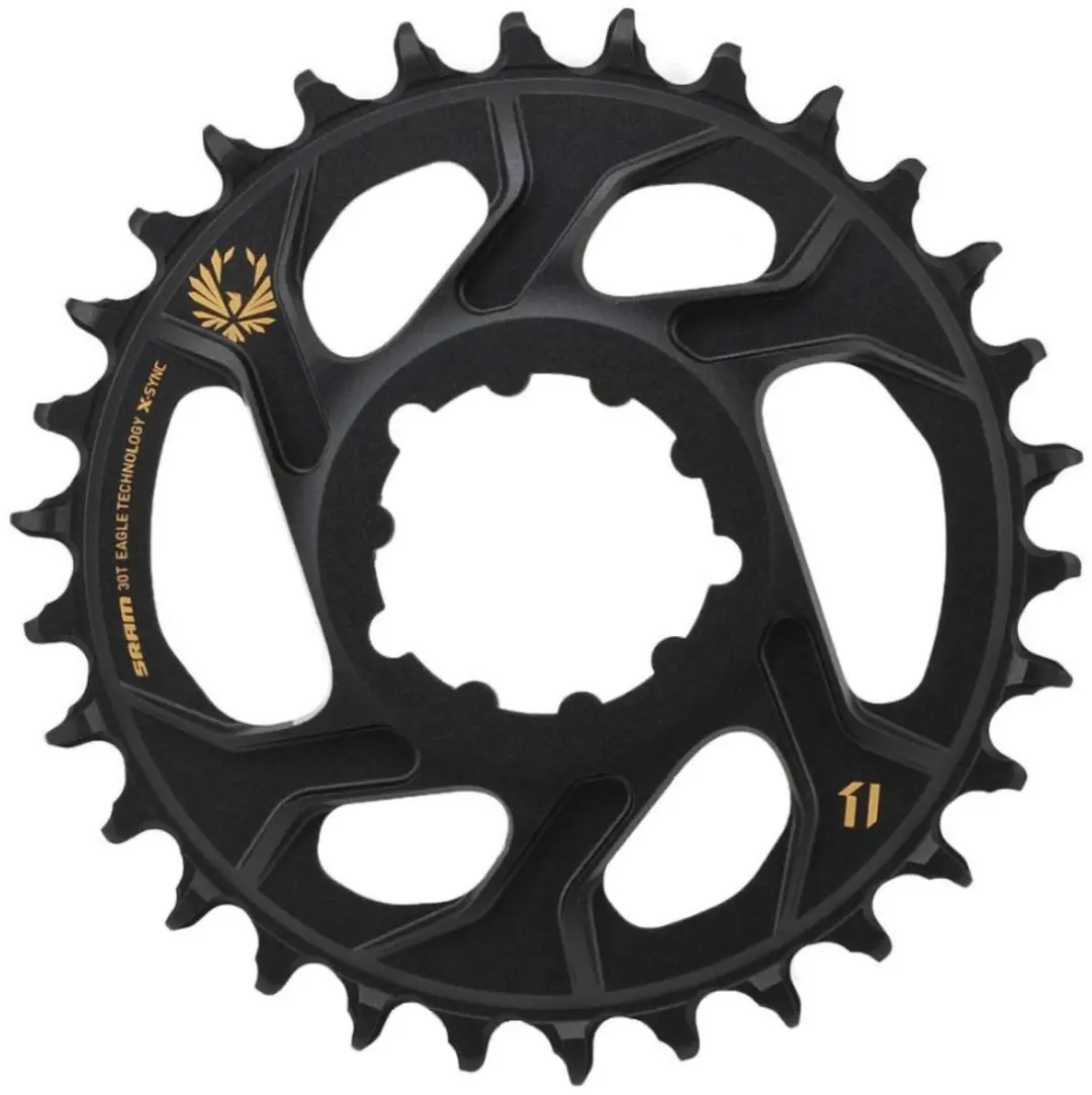 SRAM X-Sync 2 Kettingblad Directe Montage aluminium 12-speed 3mm, gold Uitvoerin