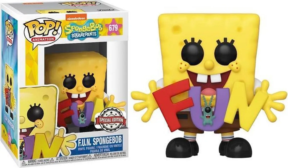 Funko Pop! SpongeBob SquarePants Figuur - Multi - 889698439763