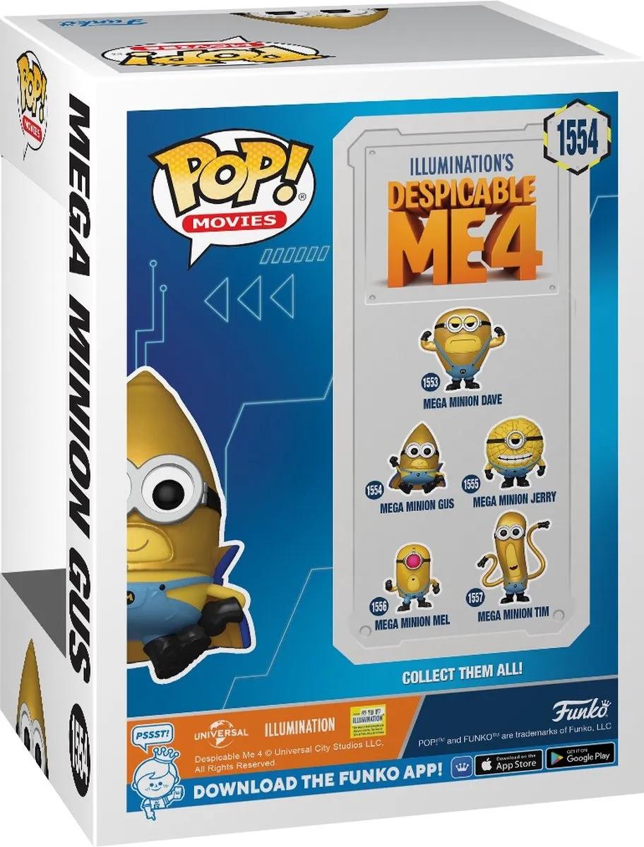 Funko Pop! Minions Despicable Me 4 Mega Minion Gus - 76050